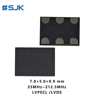 kupować SMD 7050 Programowalny oscylator MEMS LVPECL z 6Padami Wsparcie 1-220MHz 2.25-3.63V produkcja online